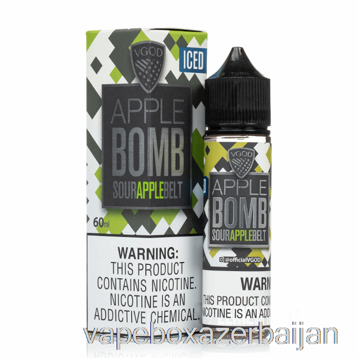 Vape Smoke Iced Apple Bomb - VGOD E-Liquid - 60mL 0mg